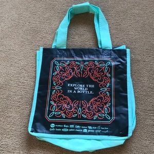 Reusable Shopping Bag with dividers for Six Bottles